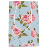 Rozen- en poolpuntenpatroon medium cadeauzakje (Voorkant)