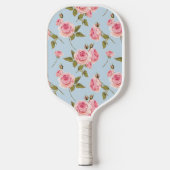 Rozen- en poolpuntenpatroon pickleball paddle (Voorkant)