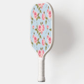 Rozen- en poolpuntenpatroon pickleball paddle (Links)