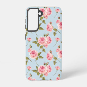 Rozen- en poolpuntenpatroon samsung galaxy hoesje