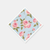 Rozen- en poolpuntenpatroon servet (Hoek)