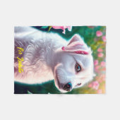 Rozen en prachtig Collectie Fleece Deken (Voorkant (Horizontaal))