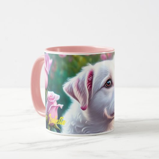 Rozen en prachtig Collectie Mok (Voorkant links)