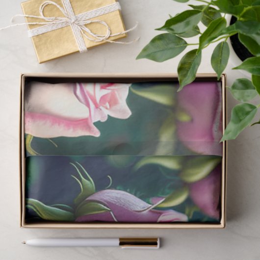 Rozen en prachtig Collectie Tissuepapier (Geschenk)