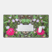 Rozen en primrose Desk mat (Keyboard & Muis)