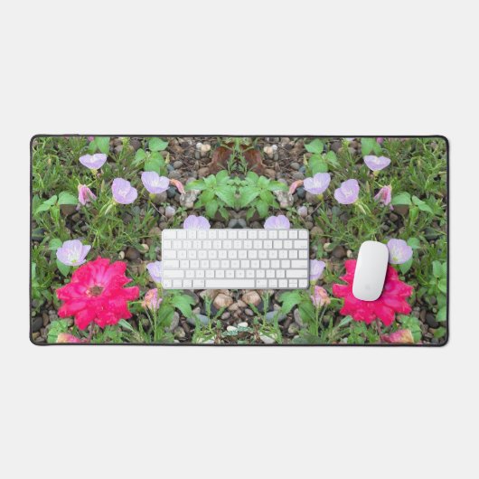 Rozen en primrose Desk mat (Keyboard & Muis)
