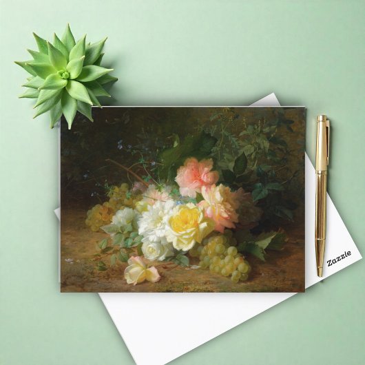 Rozen en regenjassen, Jules Médard Briefkaart