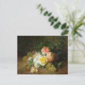 Rozen en regenjassen, Jules Médard Briefkaart (Staand voorkant)