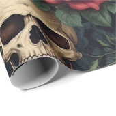 Rozen en rode rozen cadeaupapier (Rol Hoek)