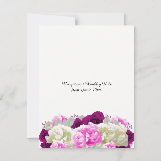 Rozen en roze pinda's - uitnodiging tot het indien (Achterkant)