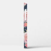 Rozen en rozenknoppen: Bloemen naadloos. Case-Mate iPhone Case (Achterkant / Links)