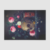 Rozen- en schedel-papier Tissuepapier (Voorkant)