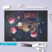 Rozen- en schedel-papier Tissuepapier (Craft)