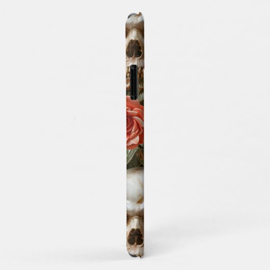 Rozen en schedels ontwerp Case-Mate iPhone case (Achterkant/rechts)