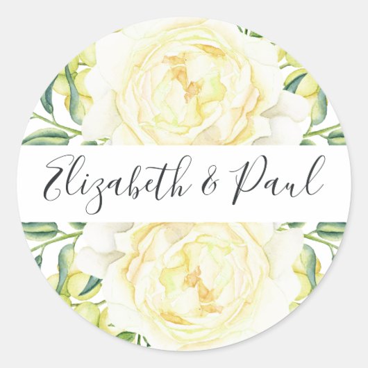 Rozen en Stickers voor het huwelijk (Voorkant)