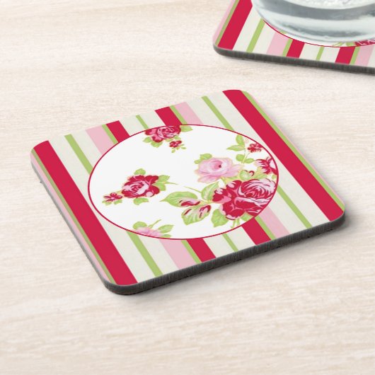 Rozen en strips achterste Onderzetter (Linkerzijde)