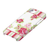 Rozen en strips Case-Mate iPhone case (Onderkant)