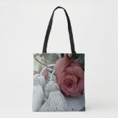 Rozen en tapijten tote bag (Voorkant)