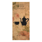 Rozen en thee Reclamekaart (Achterkant)
