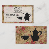  Rozen en thee Visitekaartje (Voorkant / Achterkant)