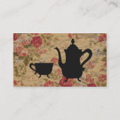  Rozen en thee Visitekaartje (Achterkant)