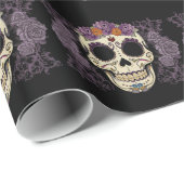 Rozen en vellen Cadeaupapier (Rol Hoek)