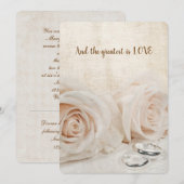 Rozen en vernieuwing van Rings Vow Kaart (Voorkant / Achterkant)