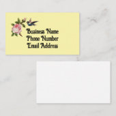  Rozen en Visitekaartje van vogels (Voorkant / Achterkant)