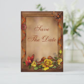 Rozen en vlinder Baby shower Opslaan Datum Save The Date (Staand voorkant)