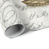 Rozen en vlinders Cadeaupapier (Rol Hoek)