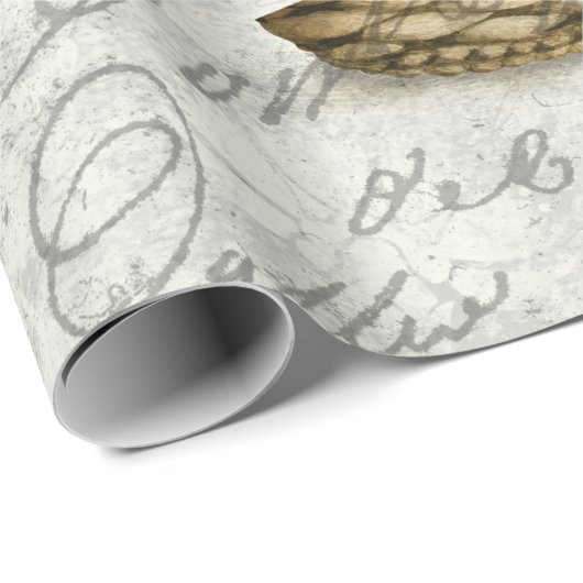 Rozen en vlinders Cadeaupapier (Rol Hoek)