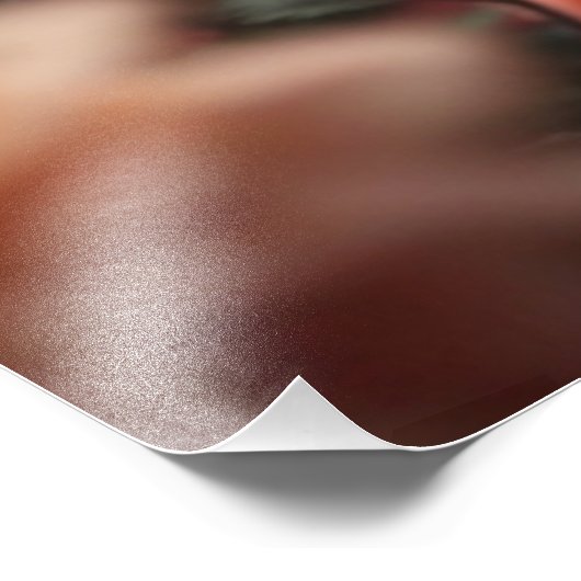 Rozen en vlinders foto afdruk (Hoek)