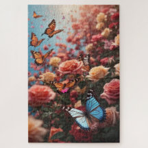 Rozen en vlinders
