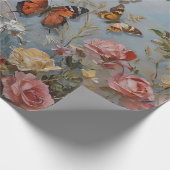 Rozen en vlinders Print Decoupage / Cadeaupapier (Hoek)