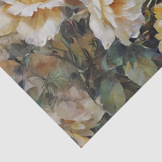 Rozen en vlinders Print Decoupage / Tissuepapier (Detail)