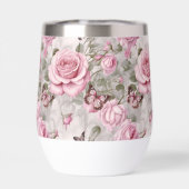 Rozen en vlinders Waterverf (Achterkant)