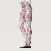 Rozen en vlinders Waterverf Leggings (Links)