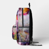 Rozen en vriendschap delen bedrukte rugzak (Rechts)