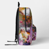 Rozen en vriendschap delen bedrukte rugzak (Links)