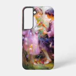 Rozen en vriendschap delen samsung galaxy hoesje