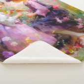 Rozen en vriendschap delen sherpa deken (3/4)