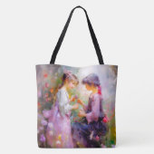 Rozen en vriendschap delen tote bag (Achterkant)