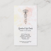 *~* Rozen en Wisteria Path of Nirvana Flowers Visitekaartje (Achterkant)