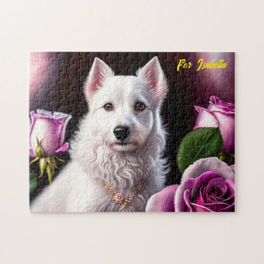 Rozen en witte Collecties Legpuzzel (Horizontaal)
