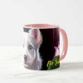 Rozen en witte Collecties Mok (Voorkant rechts)