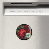  Rozen en zeilboot Magneet (Insitu (Vaatwasser))