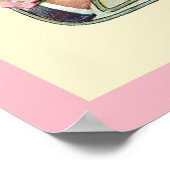  Rozen en zwanen Poster (Hoek)