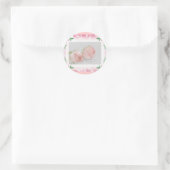 Rozen envelopafdichtingen ronde sticker (Tas)