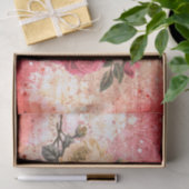 Rozen Ephemera-ontkoppelingspagina Tissuepapier (Geschenk)