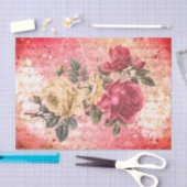 Rozen Ephemera-ontkoppelingspagina Tissuepapier (Craft)